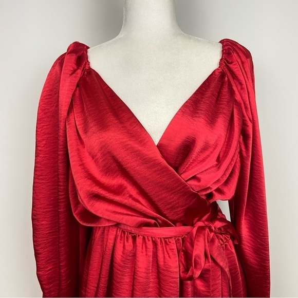 Lovers and Friends Corinne Mini Dress in Cherry Red XL - Picture 3 of 12